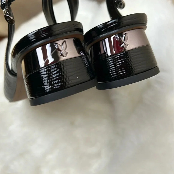 J.Renee shoes, women NEW! Taveta,Lizard print patent,9.5 & 10 chunky round heel - Picture 4 of 16